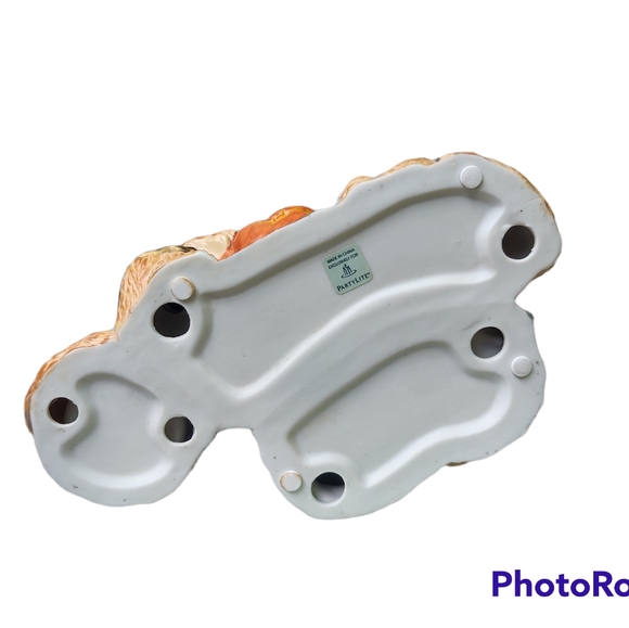 PartyLite Abracadandle Halloween Cats Tealight Candle Holder Ginger Orange Kitty - Picture 8 of 9